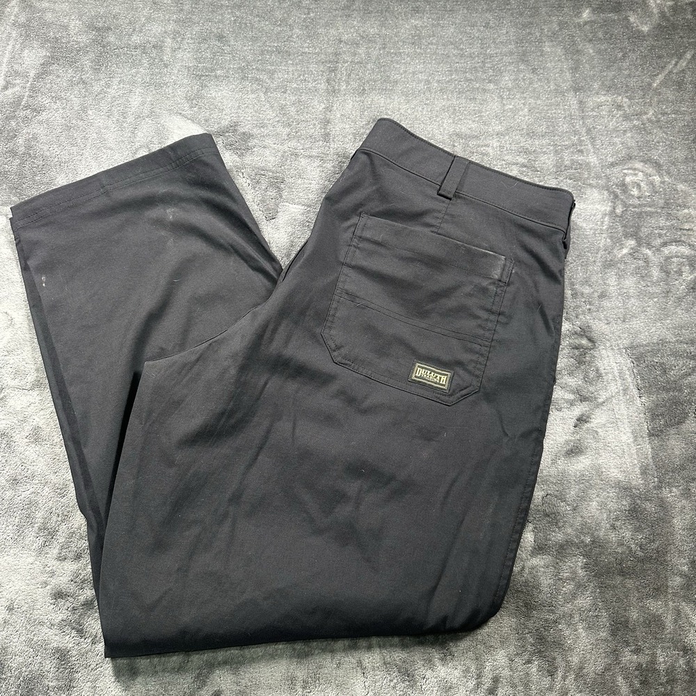 Duluth Trading Flex Dry on the Fly Pants Mens 42x30   Utility Outdoor Black